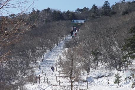 망경사에서 바라본 단종비각