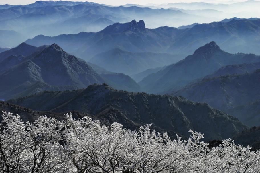 태백산 겨울 풍경 사진 1