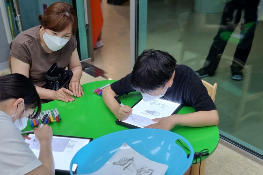 체험만들기에 열심! 열심 사진 3
