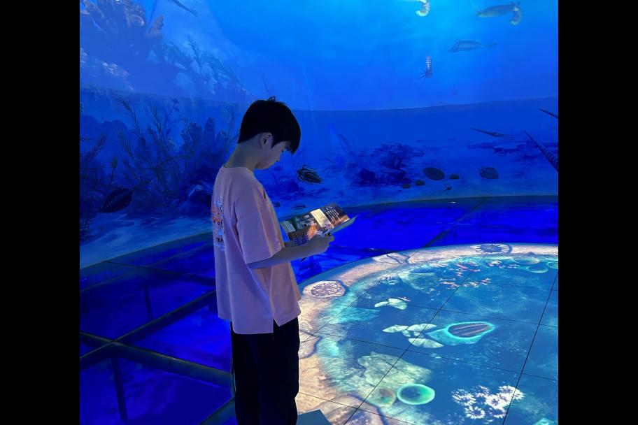 인도에서  방학을 맞아 고생대자연사박물관을 방문한 유훌이~ 사진 1